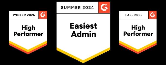 Recognized by G2 Based on High Customer Satisfaction Scores